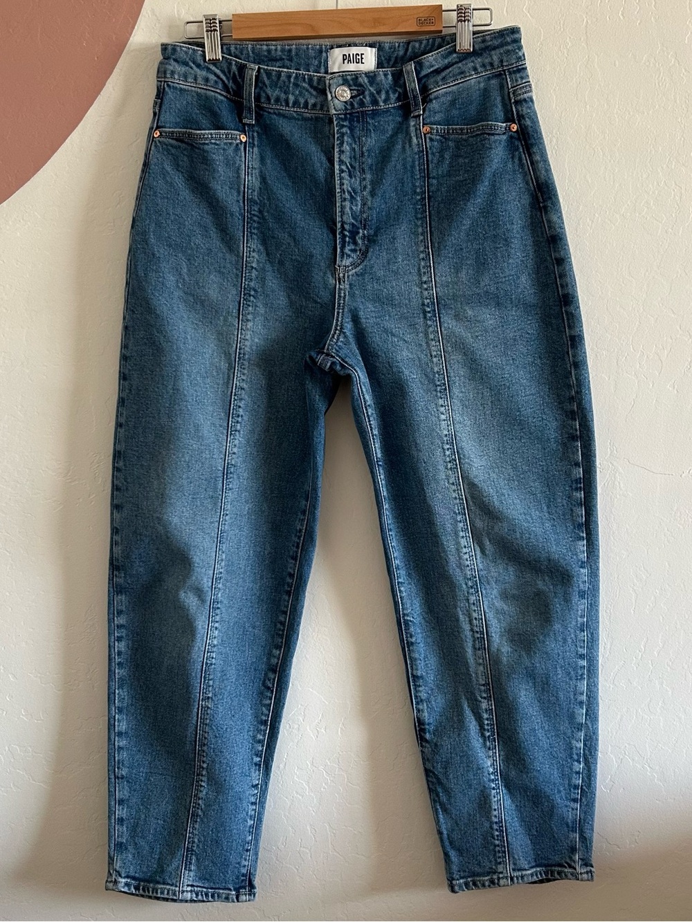 PAIGE Barrel Blue Jeans size 31
